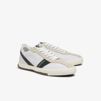 Lacoste Ball Net Canvas and Suede Sneakers Dámské - Tenisky Bílé | CZ-oXXfpA